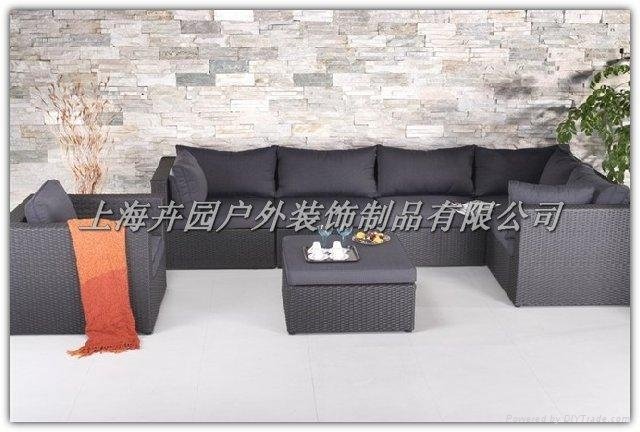 上海藤制家具厂直销休闲组合仿藤沙发