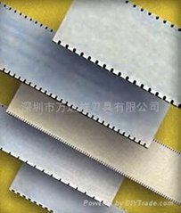 Tissue industrial perforated blades