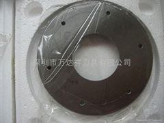 Printing industrial circular blades