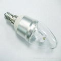 1W E14 LED Candle Bulb 1