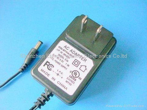 12v/1a ,5v/2a 12w power adapter supply with CE,UL