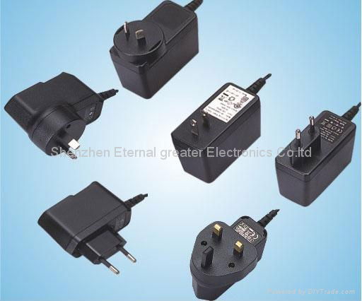 12v/1a ,5v/2a 12w power adapter supply with CE,UL 4