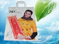 plastic shopping bag with soft loop 1