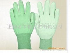 13G  Nylon PU coated work gloves 