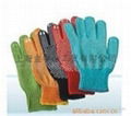 acrylic pvc dotted slip-proof coated work glove 3