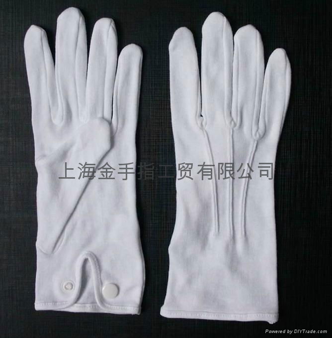 cotton interlock gloves，cotton canvas and jersey glove  2