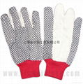 cotton interlock gloves，cotton canvas and jersey glove  4