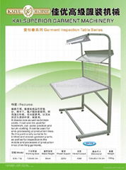 Garment Inspection Table