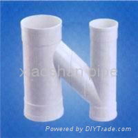 pvc H-pipe