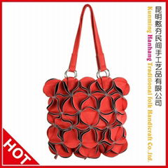 designed PU leather handbag