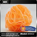 PE mesh bath sponge ball 1