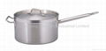 stainless steel saucepan