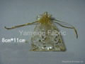 Beautiful organza bags  8cm11cm 5