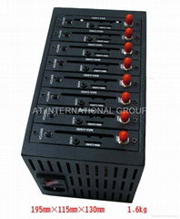 usb 8 ports GSM GPRS industrial modem pool