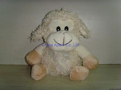 white plush sheep