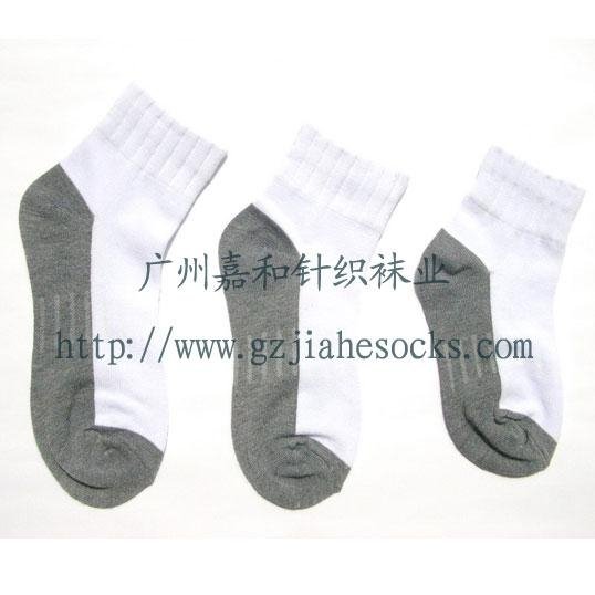 plain ankle school uniform student's socks 2