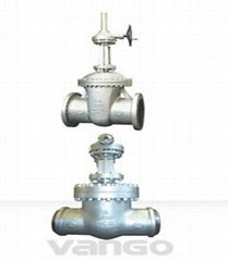 Cast steel gate valve