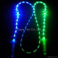 Mixed color glowing jump rope LED skipping rope for night exercise 3