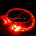 Mixed color glowing jump rope LED skipping rope for night exercise 5