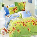 100% polyester printed fabric for making bedsheet/bedspread 3