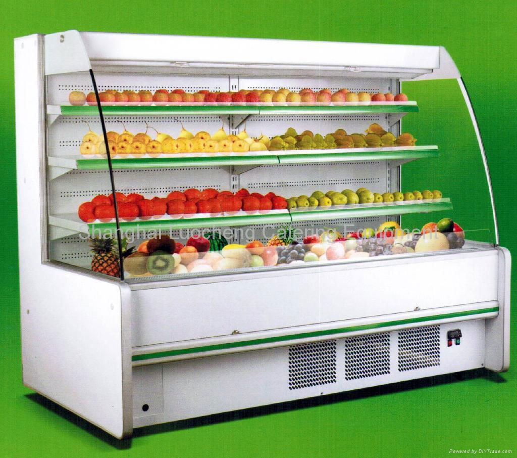 fruit display refrigerator
