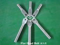 INOX A2 A4 Rebar Flat Head Bolt Adjustable Extension Arm