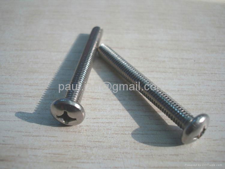 INOX A2 A4 MTC PAN HD SCR Machine Screw(DIN7985) 4