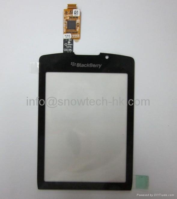 wholesale OEM digitizer with glass repair parts for blackberry9800 torch LCD 