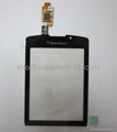 wholesale OEM digitizer with glass repair parts for blackberry9800 torch LCD  1
