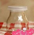 100ml pudding glass bottle