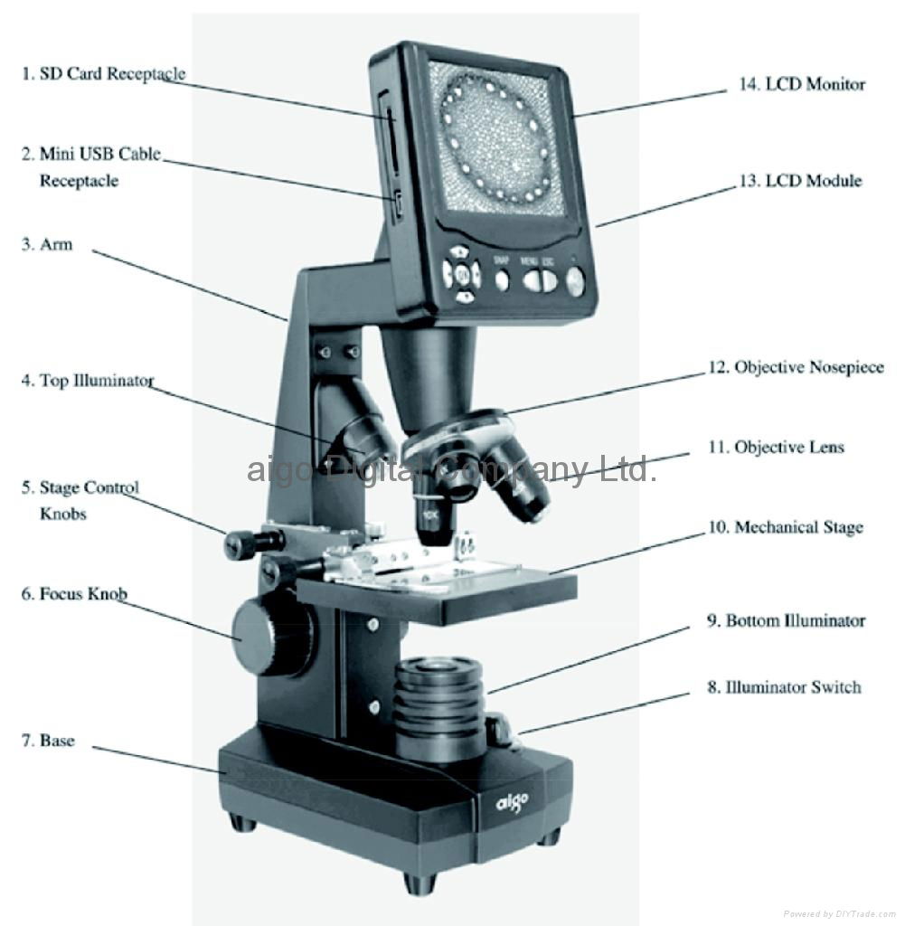 aigo LCD Digital Microscope 4