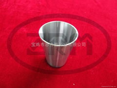 Shining tungsten crucible