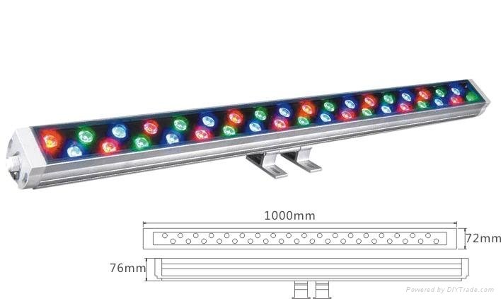 DMX512大功率LED洗墙灯 1