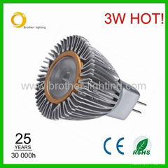 12V 3W GU4 MR11 LED Light