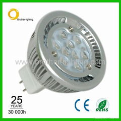 Cheap 4W MR16 LED Light 9 SMD 300lm