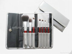 7 pcs travel cosmetic brush set