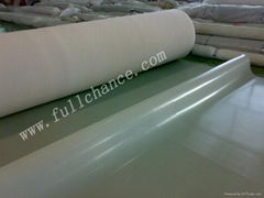 Ultra wide silicone sheet for laminator