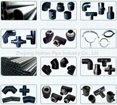 PE fittings and PE pipe