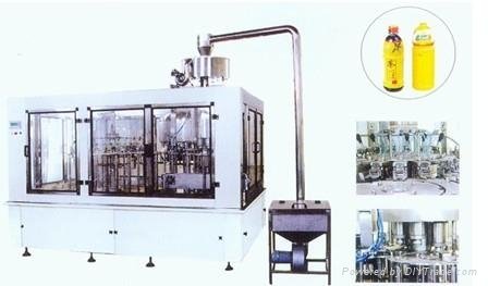 Automatic hot juice washing filling capping machine