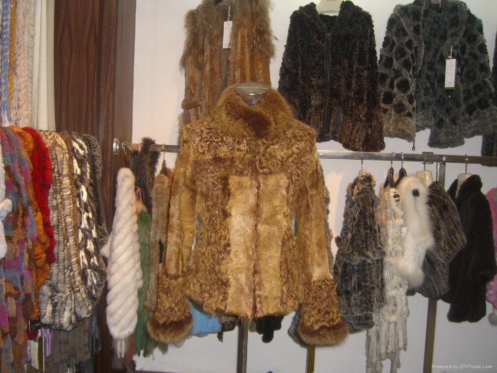 lady/women   Lambswool  fur coat（QG06002）
