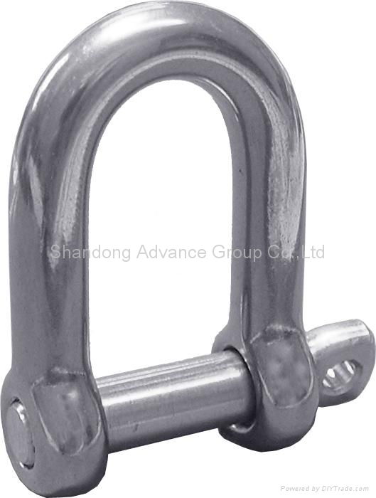 Stainless steel wide D shackle 