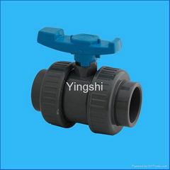 PVC Ture/Double union ball valve