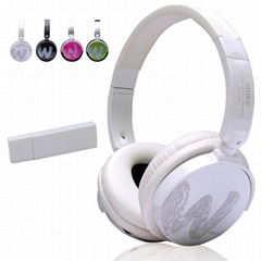 2.4G wireless headsets audio&Mic