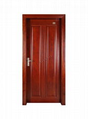 wooden  door with 100% solid wood