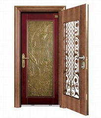 steel combined timber door 