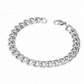 stainless steel chain bracelet/stainless steel jewelry/fashion jewelry