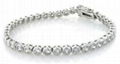 316L stainless steel tennis bracelet