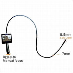 3.5 Inch Screen digital endoscope[manual focus,50 times magnification]