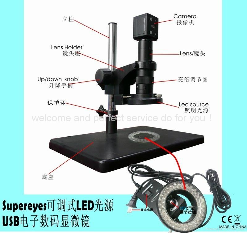 Table model Microscope[adjustable LED,800times zoom 2Megapixels]