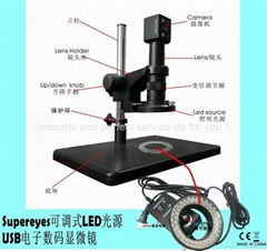 Table model Microscope[adjustable LED,800times zoom 2Megapixels]